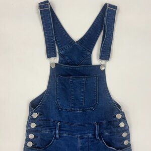 Denim Overalls – Slim Fit, Dark Wash